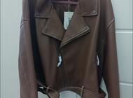 Grajewo ogłoszenia: Sprzedam nową ramoneskę w pięknym czekoladowym kolorze, rozmiar xxl - zdjęcie