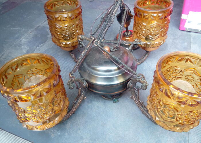 Grajewo ogłoszenia: Kupię żyrandol mosiężny może być uszkodzony...